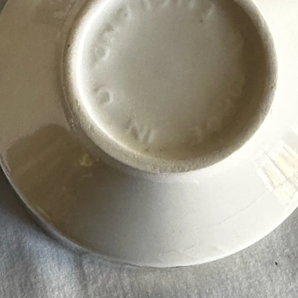 5 BLUE WILLOW CHURCHILL COFFEE TEA CUP MADE IN ENGLAND - Picture 8 of 14